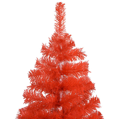 manoga IT | 3077598 Albero di Natale Preilluminato con Palline Rosso 120 cm PVC