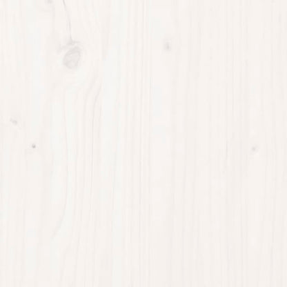 manoga IT | 3105102 Giroletto Bianco in Legno Massello di Pino 90x190 cm Single